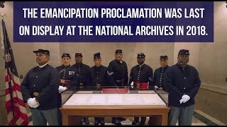 Emancipation Proclamation 156th Anniversary at National Archives 2019 [upl. by Eveivenej666]