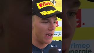 Thibau Nys on first World Tour win at Tour of Romandie 😄 🙌 HomeOfCycling TDR2024 [upl. by Jamey]