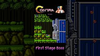 Contra NES  First Stage Boss shorts [upl. by Ahsekat]