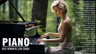 Top 200 Romantic Piano Instrumental Love Songs Collection The Most Beautiful Love Songs 70s 80s 90s [upl. by Anihsak]