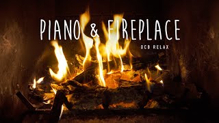 Relaxing Piano Music and Fireplace 247  Sleep Meditate Study Relax Stress Relief [upl. by Julieta]