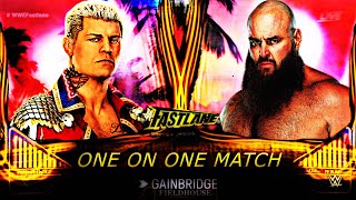 WWE 2K24 Cody Rhodes vs Braun Strowman INSTANT CLASSIC [upl. by Naesyar]