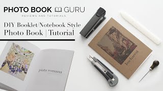 How to make an Easy DIY Booklet Style Photo Book  Tutorial [upl. by Hsevahb240]