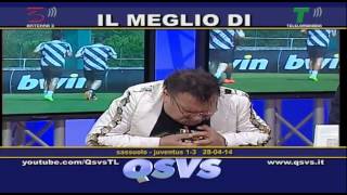 QSVS  I GOL DI SASSUOLO  JUVENTUS 13  TELELOMBARDIA  TOP CALCIO 24 [upl. by Hgielah]