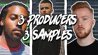 3 PRODUCERS FLIP 3 SAMPLES INTO DRILL BEATS [upl. by Roskes42]