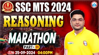 SSC MTS Reasoning Marathon Classes 2024  Reasoning for MTS 2024 By Shobhit Sir [upl. by Inoy]