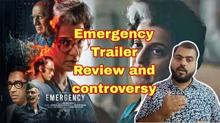 Emergency Trailer Review and controversy  Filmy Mayur [upl. by Maighdlin]