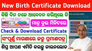 How to Download Birth Certificate By Name  Birth Certificate Download Odisha 2023 birthcertificate [upl. by Adihaj]