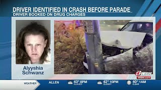 Driver identified in singlevehicle Kansas Ave crash booked on drug charges [upl. by Attenreb475]