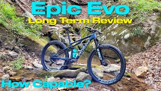 Specialized Epic Evo Bike Review  The Downcountry Rocket [upl. by Eveineg]