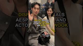 Dispatch Reveals aespa’s Karina and Lee Jae Wook Are Dating kpop shorts [upl. by Aroled]