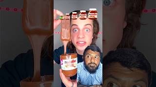 nutella cake challenge funny nutella duet 🧉🧉🧉🧉 [upl. by Celka822]