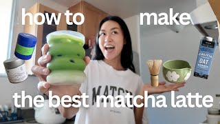 how to make the best matcha latte 🍵 [upl. by Fihsak]