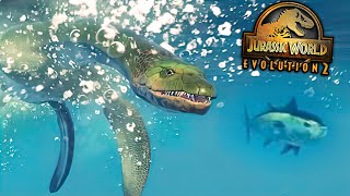 Plesiosaurus Species Field Guide  Jurassic World Evolution 2  HD [upl. by Nunciata4]