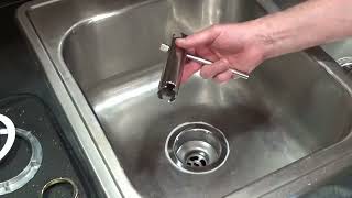 Installing Kitchen Sink Strainer [upl. by Rosenstein]