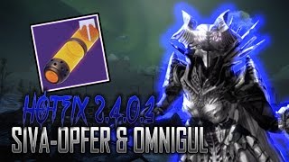 Destiny quotHOTFIX 2403quot  Mehr SIVAOpfer amp Omnigul Patch German HD [upl. by Jemie]