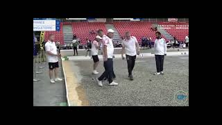 France vs England European Petanque Championship 2023 [upl. by Tersina]