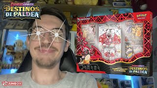 UNBOXING SORTEIO Box Charizard ex Brilhante Charizard box Paldean Fates [upl. by Floro]