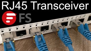 RJ45 Transceiver für 10Gbit und 1Gbit von FScom [upl. by Bandler]