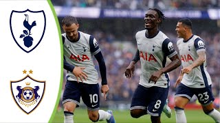 Tottenham Hotspur vs Qarabag FK  Extended Highlights amp All Goals 2024 HD [upl. by Tolley]