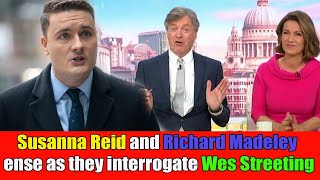 GMB tension as Susanna Reid and Richard Madeley grill Wes Streeting in TV interview [upl. by Katee687]