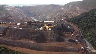 IMAGEM NUNCA VISTA DA MINERADORA VALLOUREC CIDADE DE BRUMADINHO MINAS GERAIS BRASIL [upl. by Yorztif989]