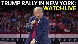 LIVE Trump rally in New York  FOX 4 [upl. by Nochur]