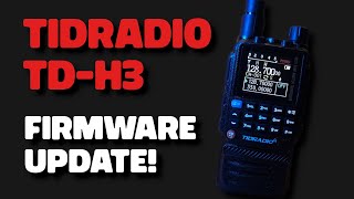 TIDRADIO TDH3 Firmware Update  Easy Update Using USBC Cable [upl. by Dilan178]