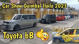 CAR SHOW GUIMBAL ILOILO 2023  TOYOTA bB CARS [upl. by Akeme]