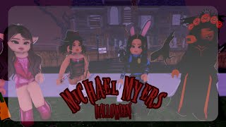 Michael Myers Halloween 😨😈 Berry Avenue Horror Movie Voiced Roleplay [upl. by Elleirua]