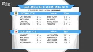 Garstang CC 1st XI v Euxton CC 1st XI [upl. by Anneh]