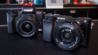 Sony A6100 HandsOn And Opinion Canon M50 Compairson [upl. by Yrrag]