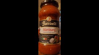 Botticelli Premium Marinara Pasta Sauce Review [upl. by Icat]