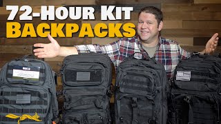 I Bought 4 Backpacks to Compare for 72Hour Kits [upl. by Lantha]