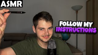 ASMR  FOLLOW MY INSTRUCTIONS FOR RELAXING GERMAN  ASMR Tony [upl. by Atteiram]