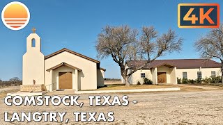 Comstock Texas to Langtry Texas Drive with me on a Texas highway [upl. by Suivatra]