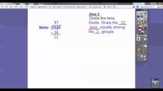 Divide By 1 Digit Numbers Using Place Value  Section 411 [upl. by Dachia]