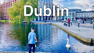 Dublin Ireland October 2024 4K Autumn Walk  Grand Canal Dublin Rathmines UHD City Walk [upl. by Monafo]