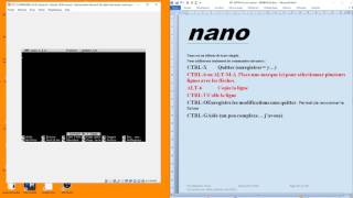 Éditer un fichier avec nano Linux [upl. by Grimes]