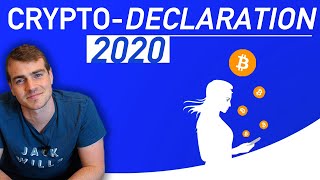 Crypto Déclaration fiscale 2020  Fiscalité les Bases [upl. by Jumbala3]