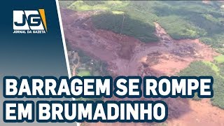 Barragem da Vale se rompe em Brumadinho em MG [upl. by Stila]