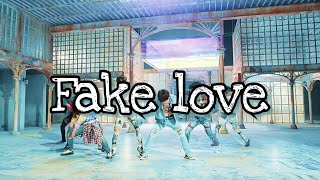 BTS FAKE LOVE Spanish version  Cover en Español Lyrics [upl. by Bright]