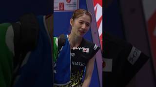 Shida Chiharu and Matsuyama Nami  good partners shortvideo badminton bwf shida matsu partner [upl. by Tamarah]