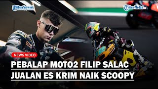 MOMEN Kocak Pebalap Moto2 Filip Salac Jualan Es Krim Naik Scoopy di Lombok [upl. by Ariat]