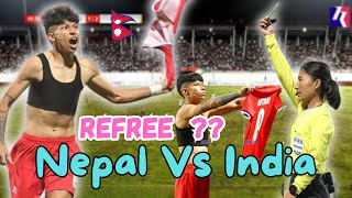 Nepal vs India women’s SAFF championship controversy  womens football [upl. by Lierbag192]