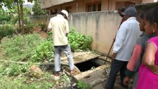 Time Lapse of Fecal Sludge septage Collection septic tank emptying using a honeysucker [upl. by Dillon526]