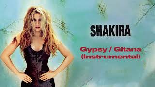 Shakira  Gypsy  Gitana Official Instrumental [upl. by Adner266]