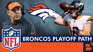 Broncos Playoff Picture Wild Card Path Predictions Schedule amp Rooting Guide [upl. by Ellecram]