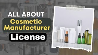 Apply License For Cosmetic Manufacturing Online  How To Apply For Cosmetic Licence In India [upl. by Ecirtnuahs]