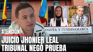 Atención Juicio JHONIER LEAL TRIBUNAL Negó PRUEBA por HOMICIDIO de su HERMANO y MAMÁ FocusNotici [upl. by Eedrahc]